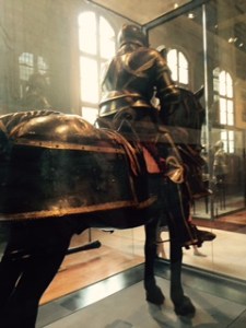 Knight in shining armour ...one of hundreds in the Army Museum at the Hotel des Invalides.