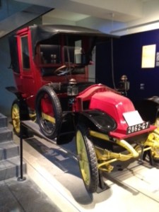 Ancient Renault Fire car, part of the impressive museum of WW1 AND WW2 in the Hotel des Invalides in Paris