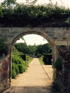 View of the terraced gardens at Penhsurst