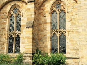 Early Gothic windows at C14th Penshurst Place in Kent