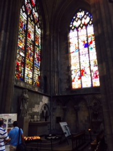 More amazing stained glass at Rouen cathedral
