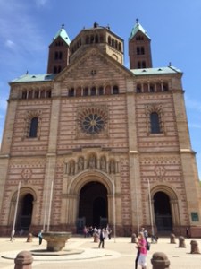 another frontal view of Speyer cathedral