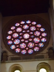 Rose Window in the Crossing of St Albans Cathedral