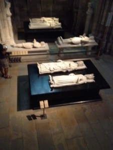 Various tombs of the kings and queens of France sleeping peacefully??