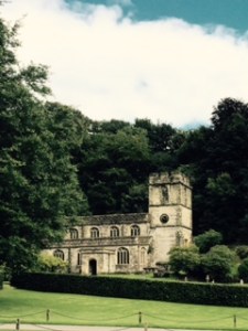 St Peter's parish church of Stourton, a 700 year old small Gothic church , part of the estate and village of Stourton and effectively part of the surrounds of Stourhead House