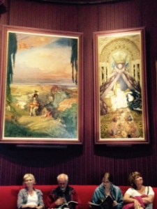 Waddesdon two of the Bakst Sleeping Beauty paintings