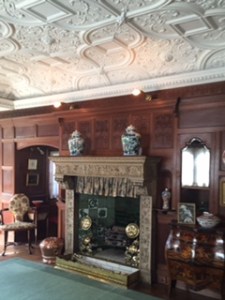 Wightwick Manor parlour fireplace