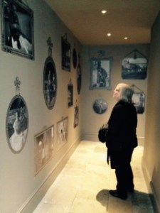 Ann studying the Cecil Beaton photographic collection