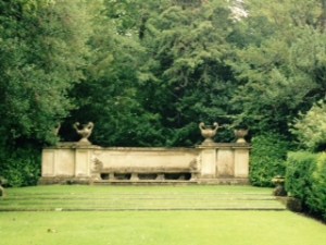 Wilton House garden urns earned after a long walk