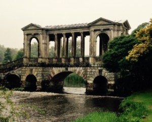 Palladian bridge over the Wylie River (nicer on a sunny day)