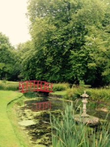 Water garden at Wilton House 