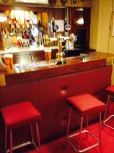 Security officers bar ...they had spirits, the sailors only beer. But officers had to pay for their drinks