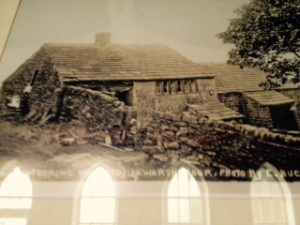 early photo of Withens Hut the place on which Emily Bronte based Heathcliff's adopted home in Withering Heights. It is just as I imagined in when I first read the novel