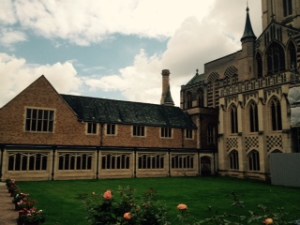 Bury St Edmunds Cathedral new extensions including choir school, treasury, tea shop, even cloisters