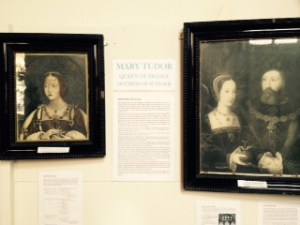 Memorial to Mary Tudor, Henry VIII's third sister buried at St Mary's Bury St Edmunds (not to be confused with Mary Henry's daughter or with Mary Queen of Scots!)