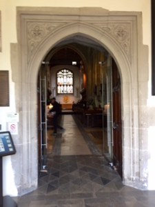 Interior of Great St Mary's ..a church based on preaching with a four storey pulpit