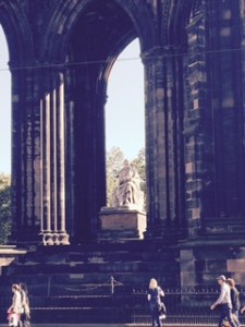 Sir Walter Scott is everywhere. This monument in Princes St is absolutely huge. Scott's work as a novelist, historian, creator of clans, politician and statesman cannot be overestimated in the formation of modern Scotland