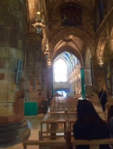 Edinburgh St Giles view from centre to front