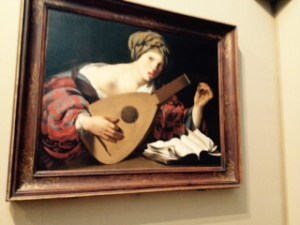 Hendrik ter Brugghen : Woman with lute