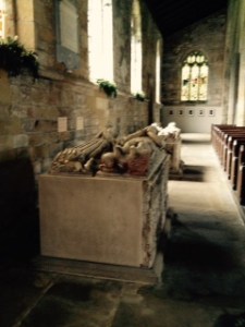 Harewood church tombs