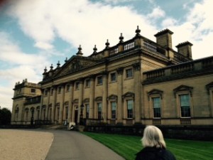 Harewood exterior of north face as you arrive