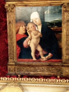 Jacobo Bellini Madonna and child and donor