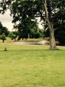 Lake and part of the vast parkland surrounding Holkham House