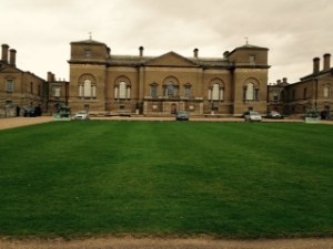 Holkham long shot of the rear of the mansion