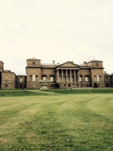 Long view of the front from the lake