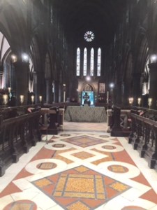 Holyrood St Marys nave to sanctuary