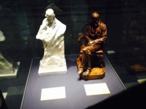 Plaster and bronze sculptures of Thomas Carlyle. He was arguably the C19th's finest essayist, historian and publicist but is little read today. A remarkable man