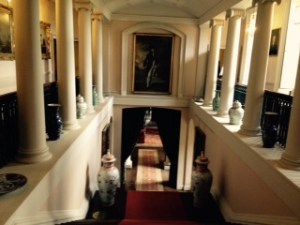 Main staircase at Melford Hall