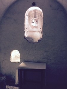 C7th crypt ..the only remaining part of Wilfrid's Saxon church at Ripon