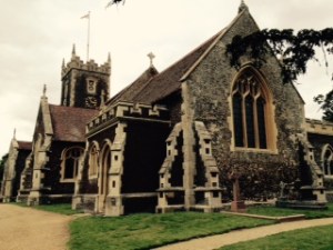 Church of St Mary Magdalene on the Sandringham estate where both Princess Diana who grew up on the estate and Princess Charlotte were baptised