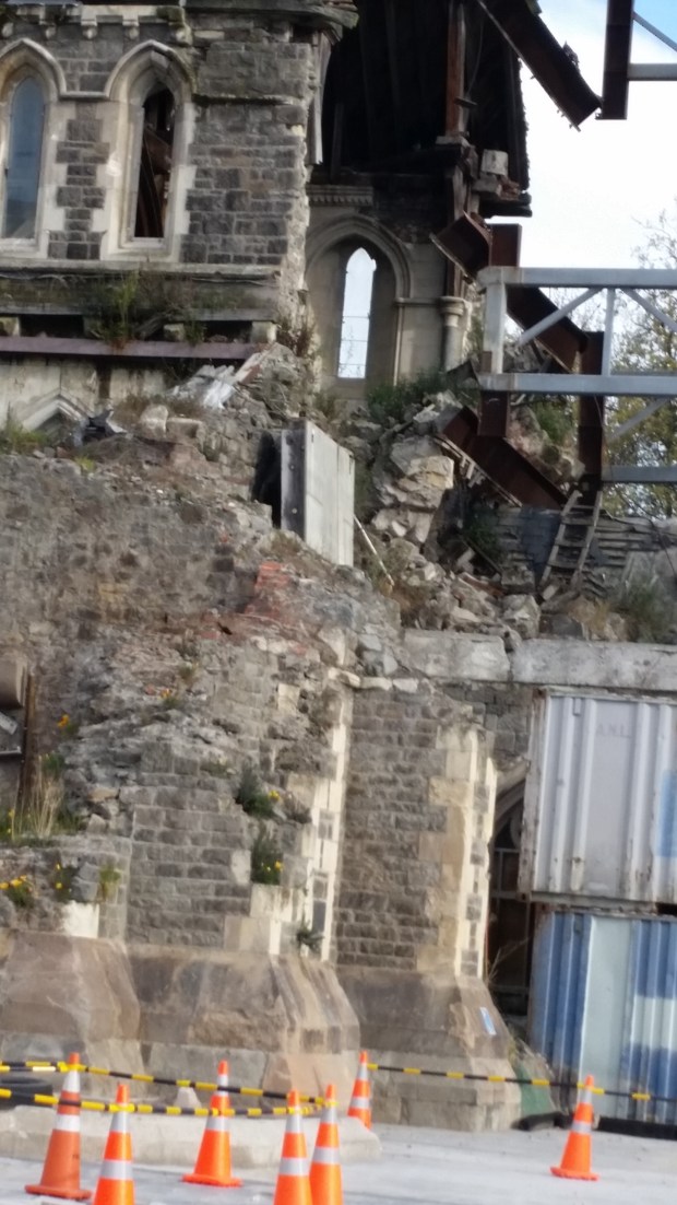 NZ Christchurch cathedral damage